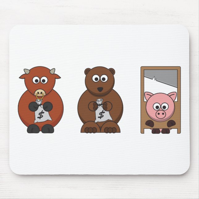 Wall Street  Produkte. Mousepad (Vorne)