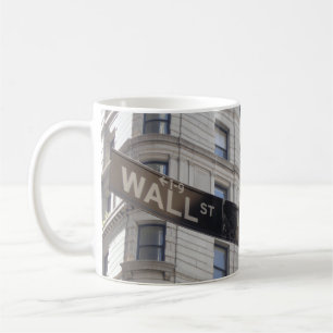 Wall Street Sign New York City Tasse