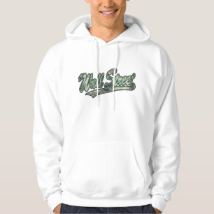 Wall Street-Skript für Schwarze Kopie Hoodie