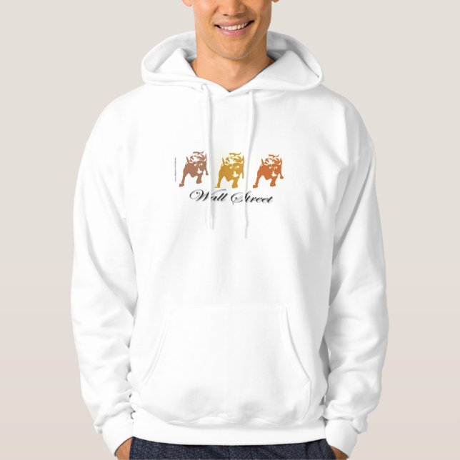 Wall-Street-Spaß Hoodie (Vorderseite)
