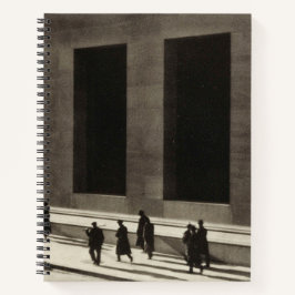 Wall Street (von Paul Strand, 1915) Notizbuch