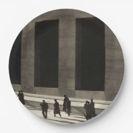 Wall Street (von Paul Strand, 1915) Pappteller