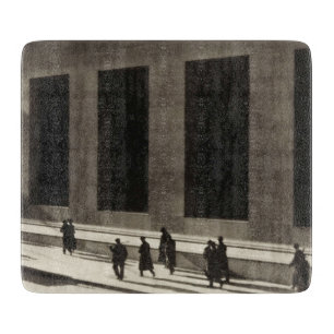 Wall Street (von Paul Strand, 1915) Schneidebrett