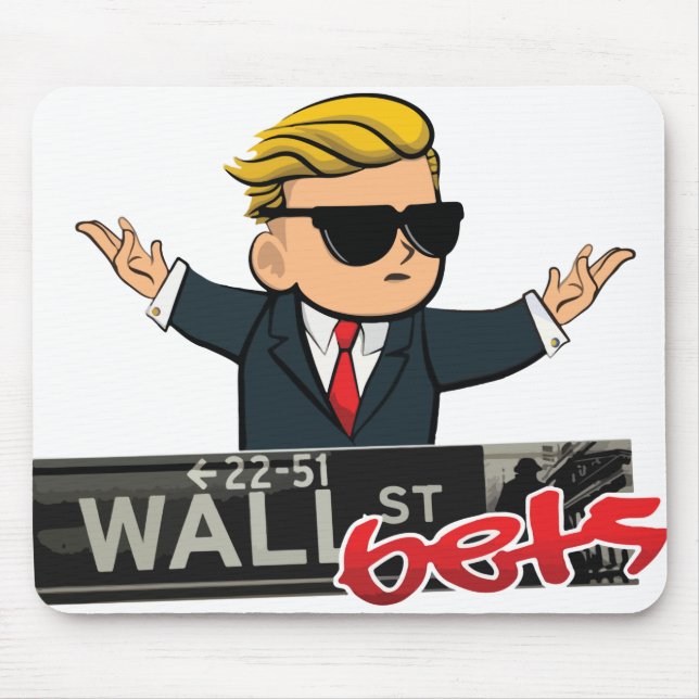 Wall Street-Wetten Mousepad (Vorne)