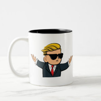 Wall Street-Wetten-Typ Zweifarbige Tasse