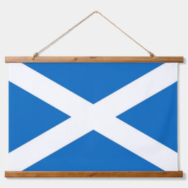Wall Tapestry mit Flagge von Schottland, Großbrita Wandteppich Mit Holzrahmen