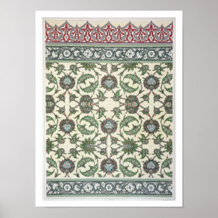Wall tiles of the Mosque of Cheykhoun, from 'Arab Poster