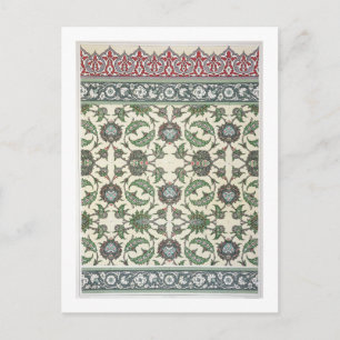Wall tiles of the Mosque of Cheykhoun, from 'Arab Postkarte