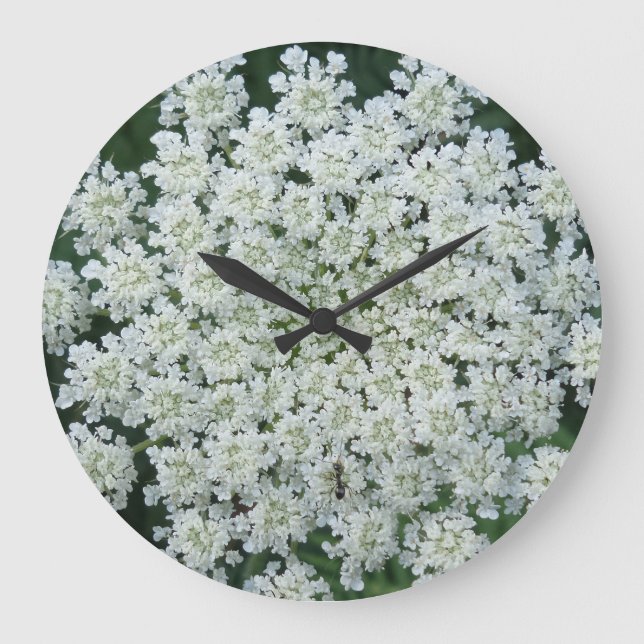 Wall-Uhr der tropischen Blume Große Wanduhr (Vorderseite)