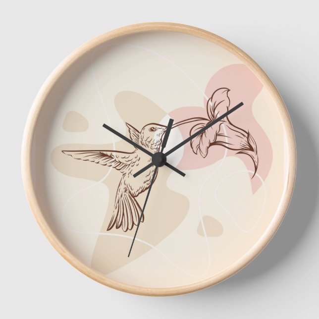 Wall-Uhr - Druckdesign Uhr (Vorderseite)