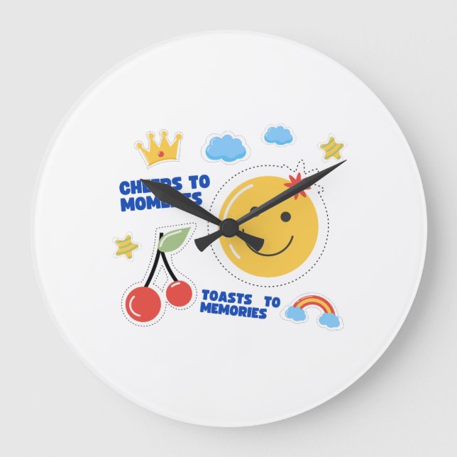 Wall-Uhr Große Wanduhr (Vorderseite)