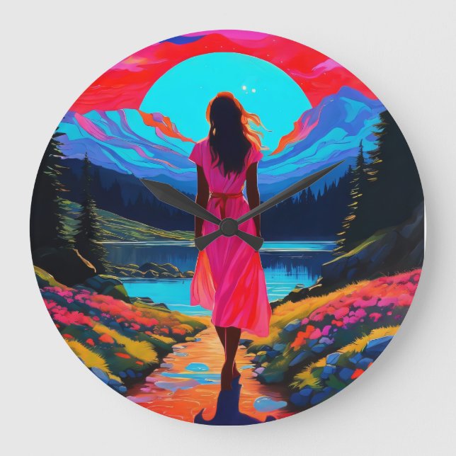 Wall-Uhr Große Wanduhr (Vorderseite)