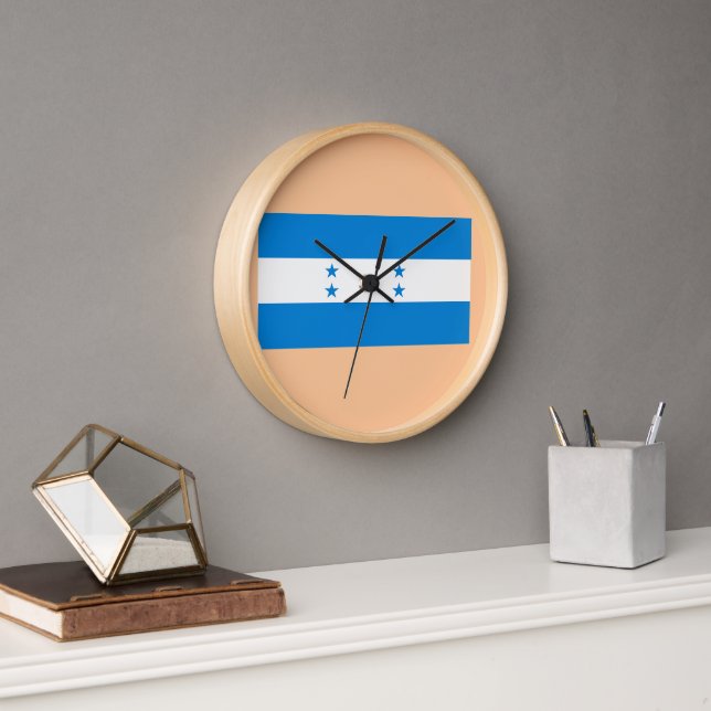 Wall-Uhr mit Honduras-Flagge Uhr (Büro)