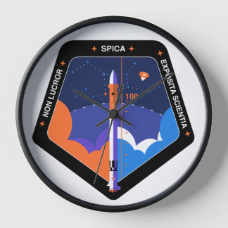 Wall-Uhr mit Spica-Mission Uhr