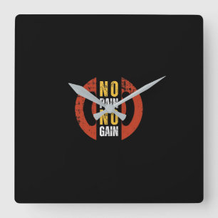 Wall-Uhr Quadratische Wanduhr