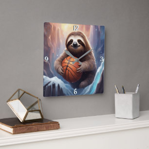 Wall-Uhr Quadratische Wanduhr