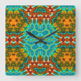 Wall-Uhr Quadratische Wanduhr