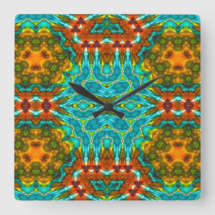 Wall-Uhr Quadratische Wanduhr