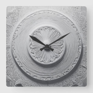 Wall-Uhr Quadratische Wanduhr