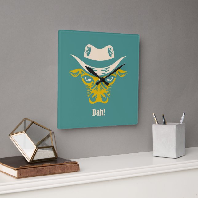 Wall-Uhr Quadratische Wanduhr (Büro)
