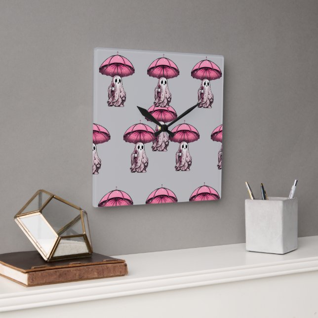 Wall-Uhr Quadratische Wanduhr (Büro)