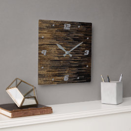 Wall-Uhr Quadratische Wanduhr