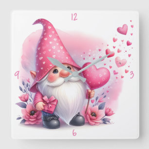 Wall-Uhr Quadratische Wanduhr