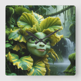 Wall-Uhr Quadratische Wanduhr