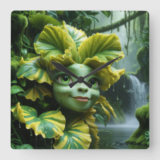 Wall-Uhr Quadratische Wanduhr