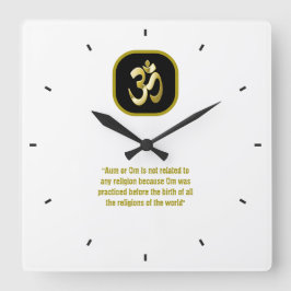 Wall-Uhr Quadratische Wanduhr