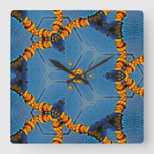 Wall-Uhr Quadratische Wanduhr