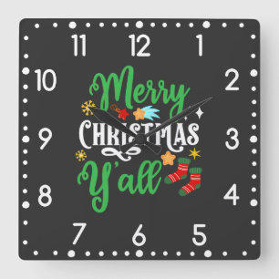 Wall-Uhr Quadratische Wanduhr