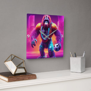 Wall-Uhr Quadratische Wanduhr