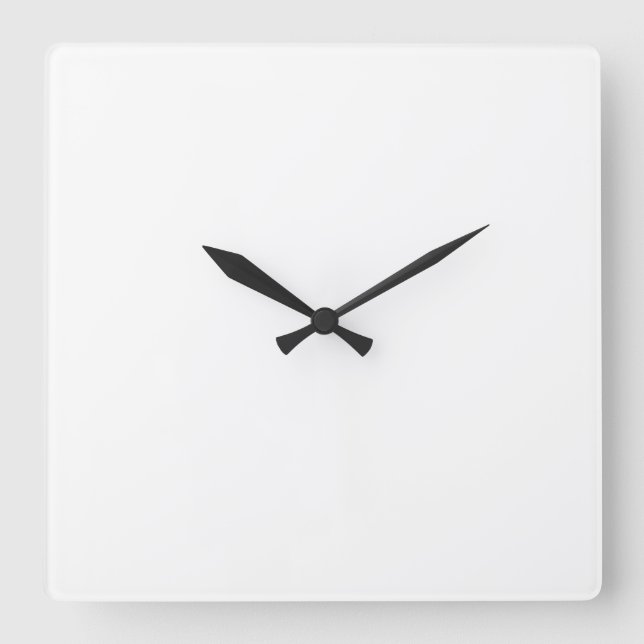 Wall-Uhr Quadratische Wanduhr (Vorderseite)