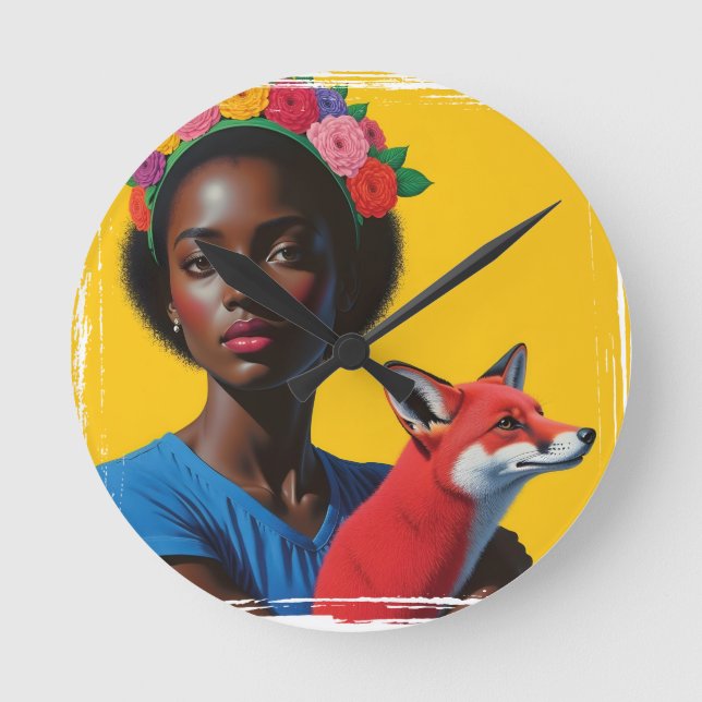 Wall-Uhr Runde Wanduhr (Vorderseite)