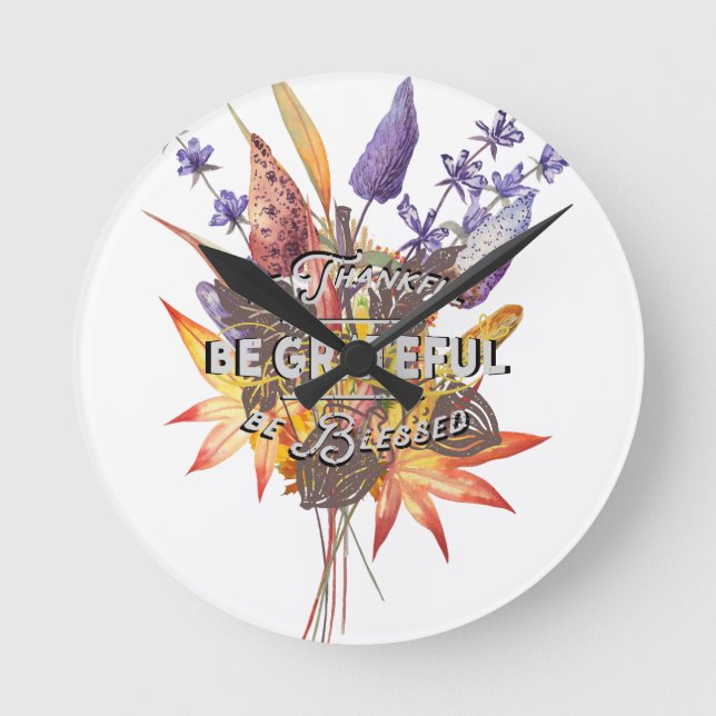 Wall-Uhr Runde Wanduhr (Vorderseite)