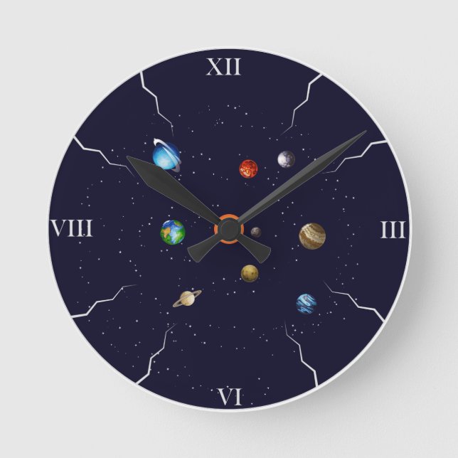 Wall-Uhr Runde Wanduhr (Vorderseite)