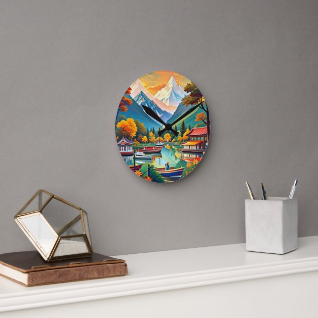 Wall-Uhr Runde Wanduhr (Büro)