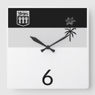 Wall-Uhr - Saskatchewan Quadratische Wanduhr
