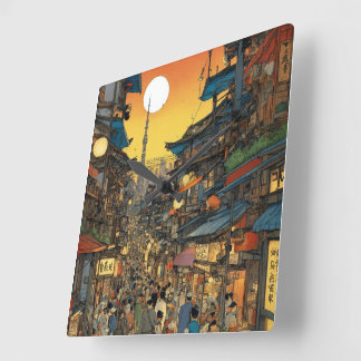 Wall-Uhren helfen nicht nur den Menschen, die Zeit Quadratische Wanduhr