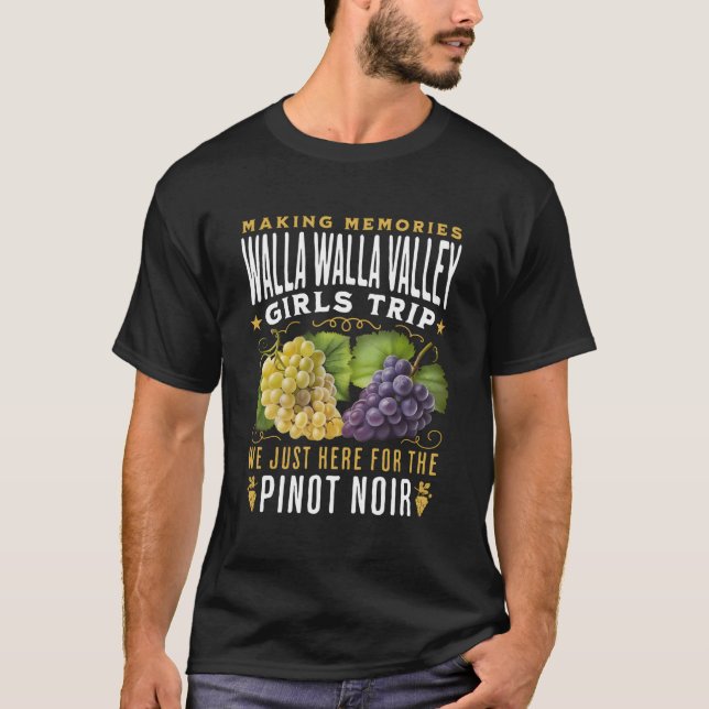 Walla Walla Tal Girls Tour 2023 Weinwanderwege Men T-Shirt (Vorderseite)