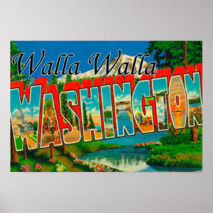 Walla Walla, Washington - Große Briefszenen Poster