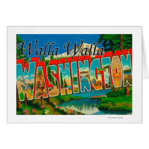 Walla Walla, Washington - große Buchstabe-Szenen