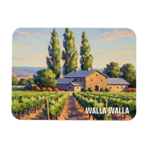 Walla Walla Washington Travel Magnet