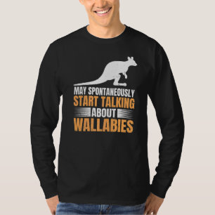 Wallaby Kangaroo Zitat für eine Wallaby Kangaroo E T-Shirt