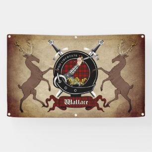 Wallace Clan Abzeichen 3x5 Banner