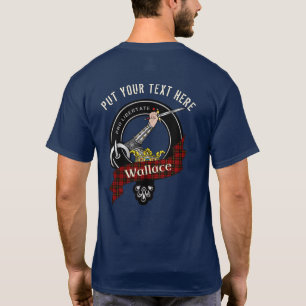 Wallace Clan Abzeichen Personalisiert Adult T-Shirt