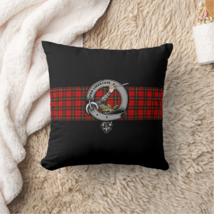 Wallace Clan Abzeichen Throw Kissen