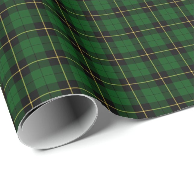 Wallace Clan Hunting Tartan Geschenkpapier (Rolleneckpunkt)