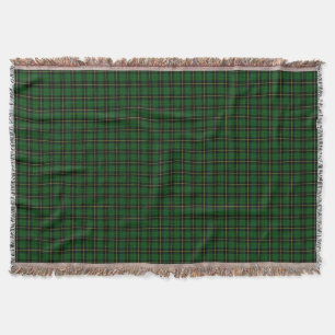 Wallace Clan Hunting Tartan Hellgrün Kariert Decke